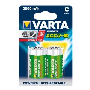 AKUMULATORY VARTA R14 (typC) 3000 mAh 2ks ready 2 use