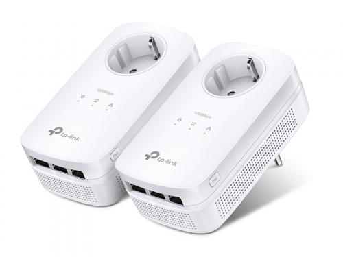 TP-Link TL-PA8030P Starter Kit sada 2x AV1300 powerline adp, integr. el. zasuvka