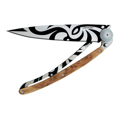 deejo Kapesní nůž tattoo 37 g juniper Tribal