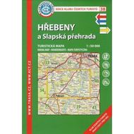 KČT 38 Hřebeny a Slapská přehrada 1:50 000 turistická mapa