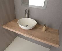 Sapho SAPHO deska pod umyvadlo 140x70cm,dub AV144