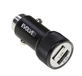 EVOLVEO MX240, 2x USB nabíječka do auta , 3.4A