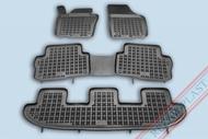 REZAW-PLAST SP. Z O. Gumové koberce, sada 4 ks (2x přední, 1x spojený prostřední, 1x spojený zadní), VW Sharan a Seat Alhambra