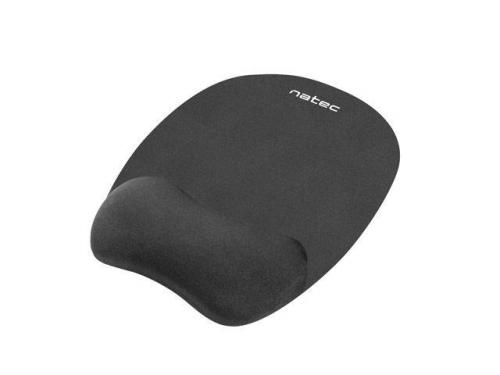 Natec Mousepad Ergonomic CHIPMUNK memory foam filling, black