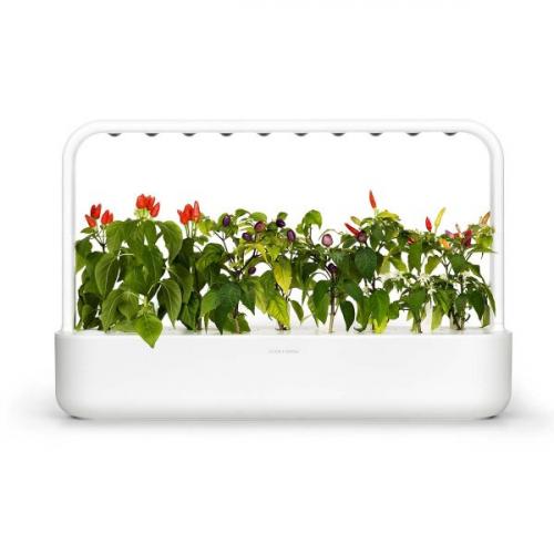 Click and Grow chytrý květináč pro pěstování bylinek, zeleniny, květin a stromů - Smart Garden 9, bílá