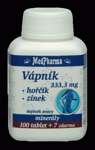 MedPharma Vápník+hořčík+zinek 107 tablet