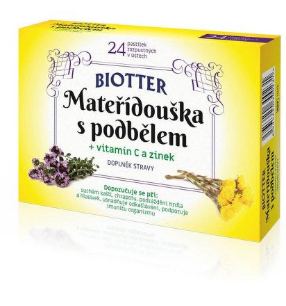 Biotter Mateřídouška s podbělem tbl.24