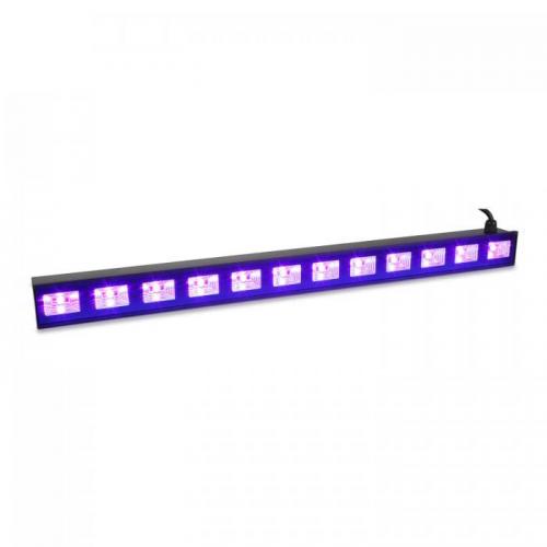 Beamz BUV123 LED UV lišta, UV-osvětlení, 12x3W Plug & Play 35W
