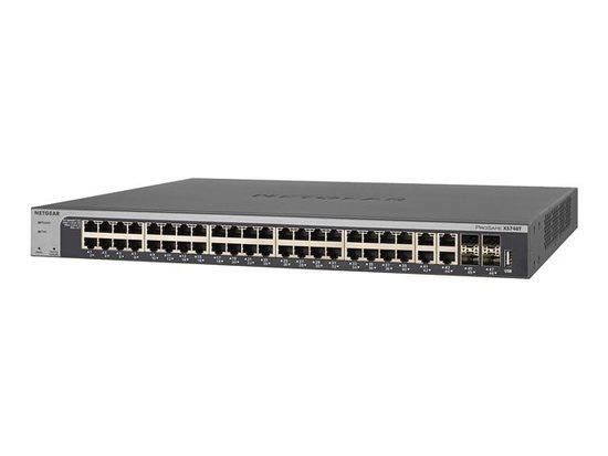 NETGEAR ProSAFE XS748T - Přepínač - L3 Lite - inteligentní - 44 x 10GBase-T + 4 x 10 Gigabit SFP+ - desktop, Lze montovat do rozvaděče