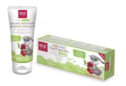 Splat Kids přírodní zubní pasta pro děti příchuť Strawberry & Cherry 50 ml