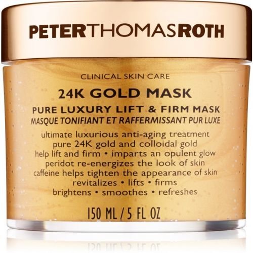 Peter Thomas Roth 24K Gold luxusní zpevňující maska na obličej s liftingovým efektem  150 ml