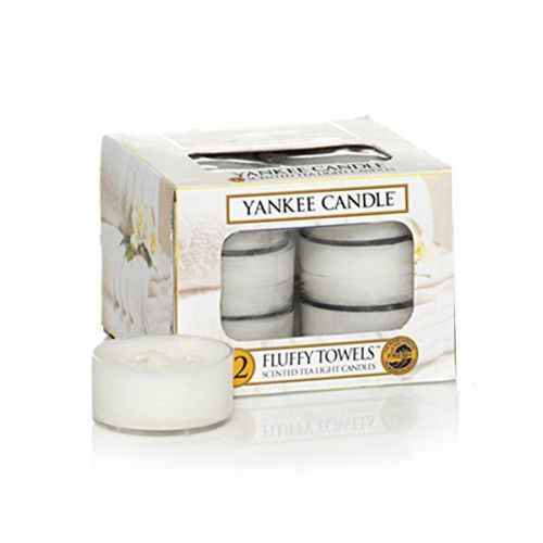 Yankee candle Čajové svíčky - 12 ks - Načechrané ručníky 856059