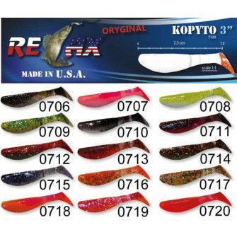 RELAX kopyto RK3-7,5cm 10ks v bal. barva 0708