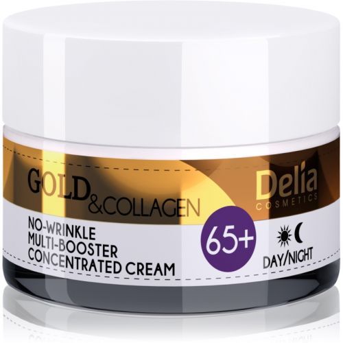 Delia Cosmetics Gold & Collagen 65+ protivráskový krém s regeneračním
