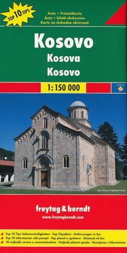 Freytag a Berndt Kosovo 1:150 000 automapa