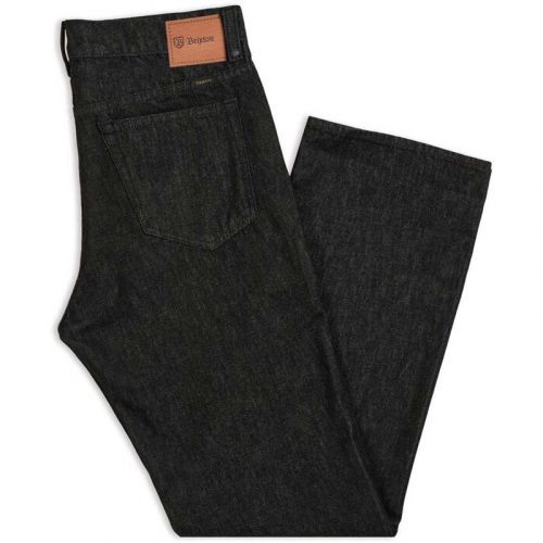 kalhoty BRIXTON - Labor 5-Pkt Denim Pant Black (BLACK) velikost: 33X32