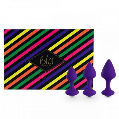 FEELZTOYS - BIBI BUTT PLUG SET 3 PCS PURLPE