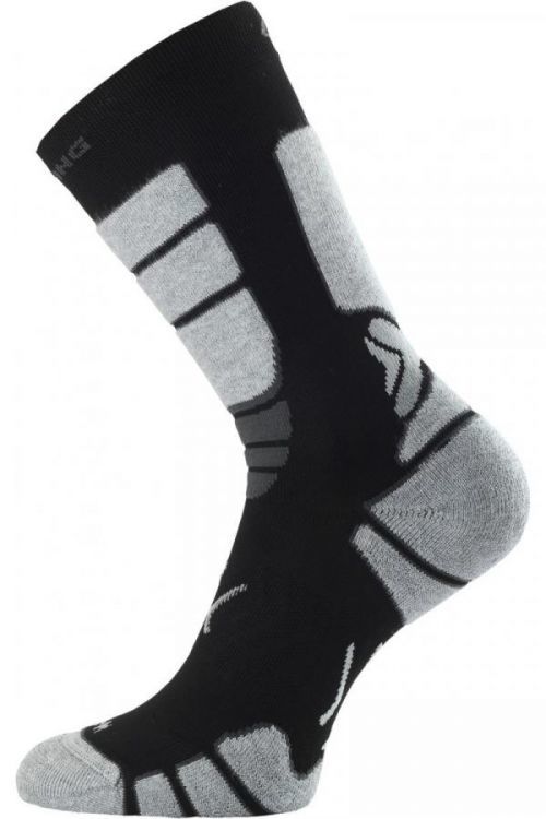 Lasting ILR 908 černá Středně dlouhá inlinová ponožka Velikost: (42-45) L
