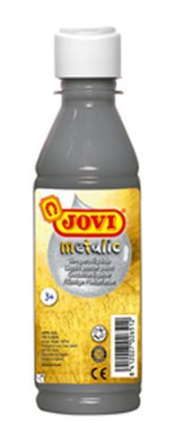 JOVI temperová barva 250ml v lahvi stříbrná