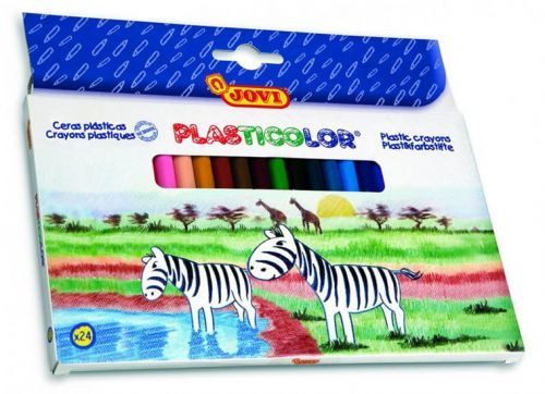 JOVI plasticolor kulaté 24 ks