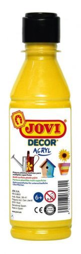 JOVI DECOR - akrylová barva 250ml žlutá