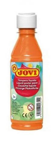 JOVI temperová barva 250ml v lahvi oranžová