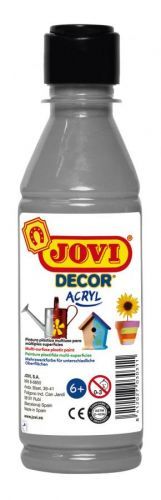 JOVI DECOR - akrylová barva 250ml stříbrná