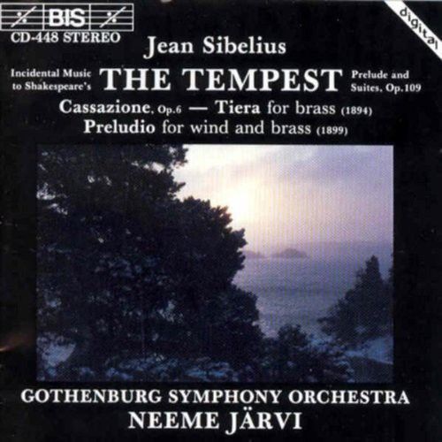 Tempest, The, Prelude & Suites Op. 109 (Jarvi, Goteborgs So) (CD / Album)
