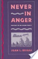 Never in Anger - Portrait of an Eskimo Family (Briggs Jean L.)(Paperback)