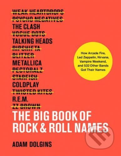 Big Book of Rock & Roll Names: How Arcade Fire, Led Zeppelin, Nirvana, Vampire Weekend, and 532 Other Bands Got Their Names (Dolgins Adam)(Paperback / softback)
