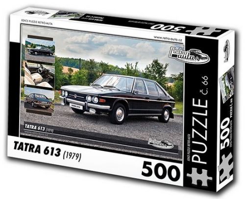 Retro-Auta© Puzzle Č. 66 - Tatra 613 (1979) 500 Dílků