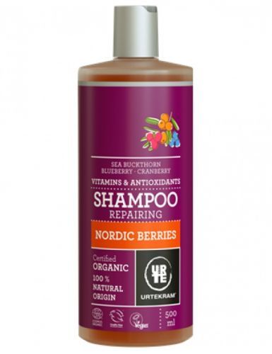 Urtekram Šampón Nordic Berries na poškozené vlasy BIO varianta: 500ml