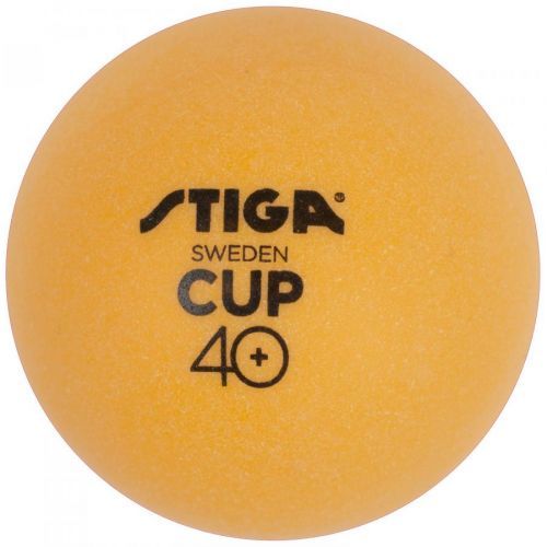 Míčky na stolní tenis STIGA CUP ABS - oranžové 6ks Stiga