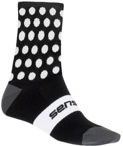 Ponožky SENSOR Dots černo-bílé vel. 3-5 Sensor