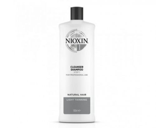 Nioxin System 1 čisticí šampon pro jemné až normální vlasy 1000 ml Nioxin