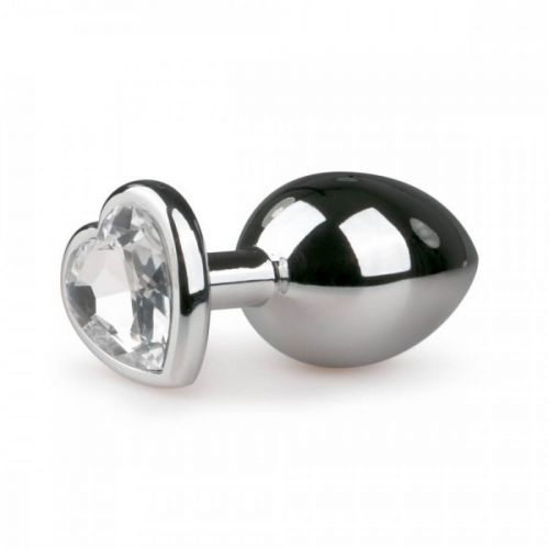 Metal Butt Plug (3cm) - silver