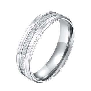 Šperky4U OPR0051 Pánský ocelový prsten, šíře 6 mm - velikost 62 - OPR0051-P-62