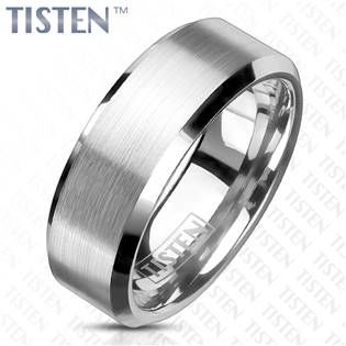Spikes USA TIS0011 Pánský snubní prsten TISTEN šíře 6 mm - velikost 55 - TIS0011-6-55