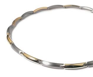 BOCCIA® Titanový náhrdelník zlacený 0817-03 - 0817-03
