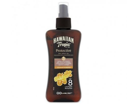 Hawaiian Tropic Protective olej na opalování ve spreji SPF 8 200 ml