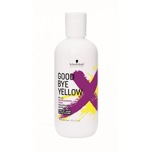 Schwarzkopf Professional Good Bye Yellow šampon neutralizující žluté tóny pro barvené a melírované vlasy 300 ml Schwarzkopf Professional