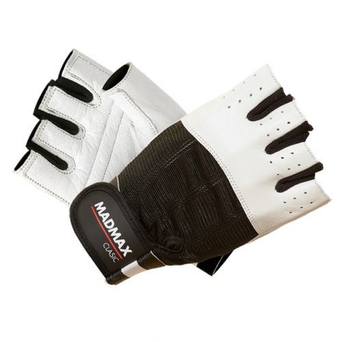 MadMax rukavice Clasic MFG248 bílé