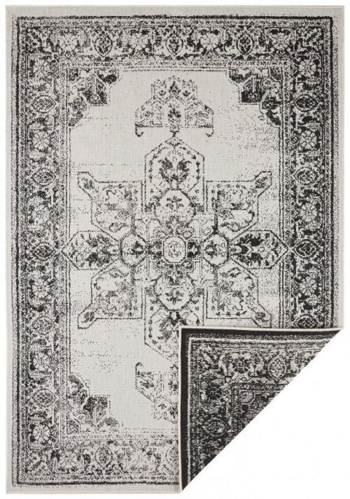 Bougari - Hanse Home koberce Kusový koberec Twin Supreme 104137 Black/Cream - 80x150 cm Bílá