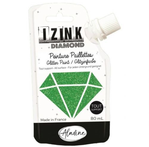 IZINK diamantová barva 80 ml - zelená