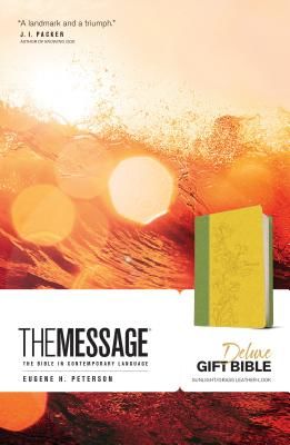 Message Deluxe Gift Bible: The Bible in Contemporary Language (Peterson Eugene H.)(Imitation Leather)
