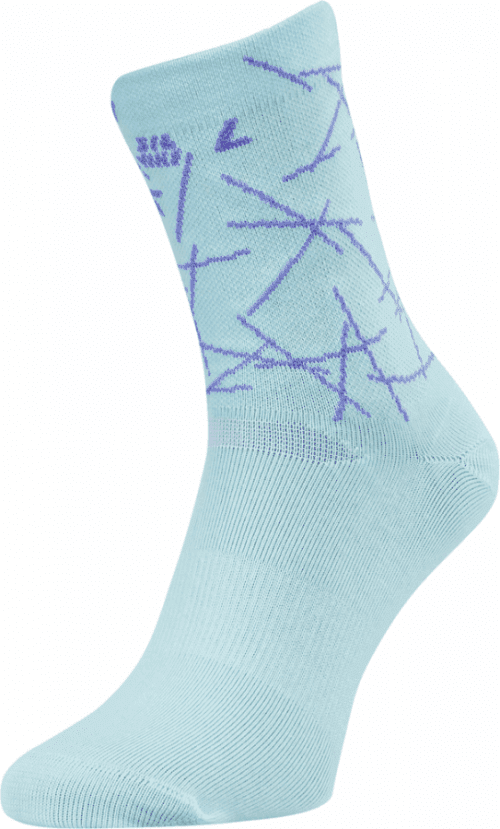 Ponožky cyklistické Silvini Aspra turquoise-punch Velikost: 36-38