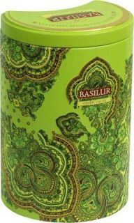 Čaj Basilur Orient Green Valley sypaný v dóze 100g