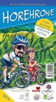 Ručne maľovaná cyklomapa Horehronie
