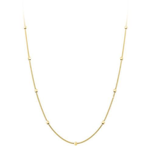 Troli Pozlacený kuličkový náhrdelník