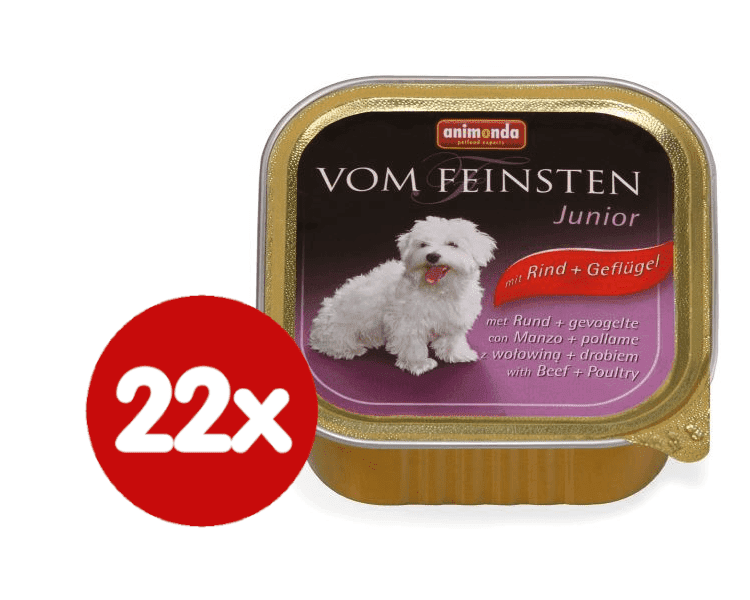 Animonda paštika SENIOR hovězí, kuře pro psy 22x150 g